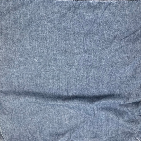 Madewell Chambray Artiste Denim Dress Small Tassel  Blue Mini - Picture 8 of 8